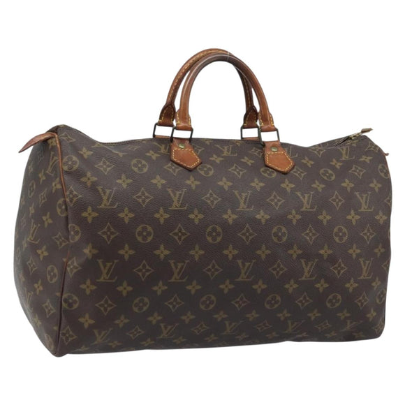 LOUIS VUITTON Monogram Speedy 40 Hand Bag M41522 LV Auth 174447