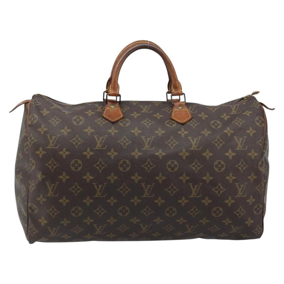 LOUIS VUITTON Monogram Speedy 40 Hand Bag M41522 LV Auth 174447