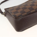 LOUIS VUITTON Damier Ebene Trousse makeup Pouch N51982 LV Auth 174457-15