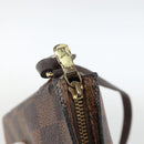 LOUIS VUITTON Damier Ebene Trousse makeup Pouch N51982 LV Auth 174457-10