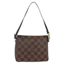 LOUIS VUITTON Damier Ebene Trousse makeup Pouch N51982 LV Auth 174457-13