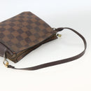 LOUIS VUITTON Damier Ebene Trousse makeup Pouch N51982 LV Auth 174457-7