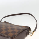 LOUIS VUITTON Damier Ebene Trousse makeup Pouch N51982 LV Auth 174457-14