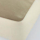 GUCCI Schoudertas Canvas Leer Beige Wit Zilver 001 3766 Auth 174462-8