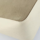 GUCCI Schoudertas Canvas Leer Beige Wit Zilver 001 3766 Auth 174462-17