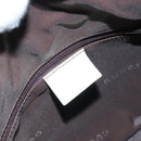 GUCCI Schoudertas Canvas Leer Beige Wit Zilver 001 3766 Auth 174462-19