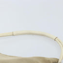 GUCCI Schoudertas Canvas Leer Beige Wit Zilver 001 3766 Auth 174462-14