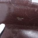CELINE C Sulky Shoulder Bag Canvas Beige Gold Auth 174468-17