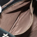 Jimmy Choo Tote Bag Leather Black Gold Auth 174476-12