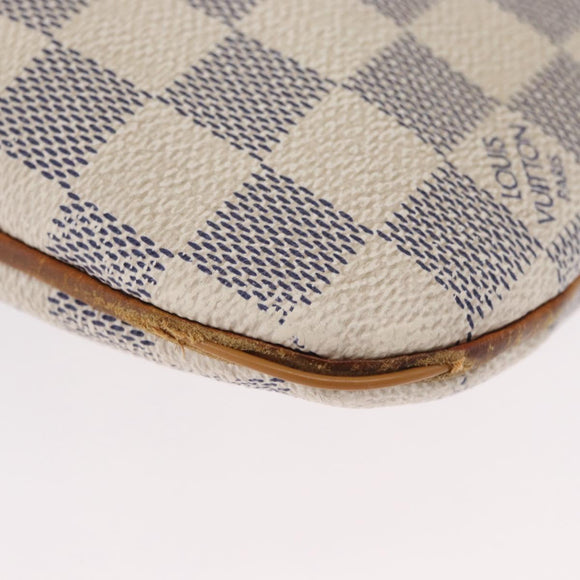 LOUIS VUITTON Damier Azur Pochette Bosphore Schoudertas N51112 LV Auth 174477