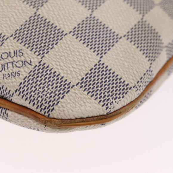 LOUIS VUITTON Damier Azur Pochette Bosphore Schoudertas N51112 LV Auth 174477