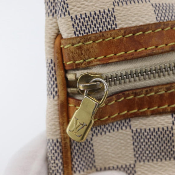 LOUIS VUITTON Damier Azur Pochette Bosphore Schoudertas N51112 LV Auth 174477