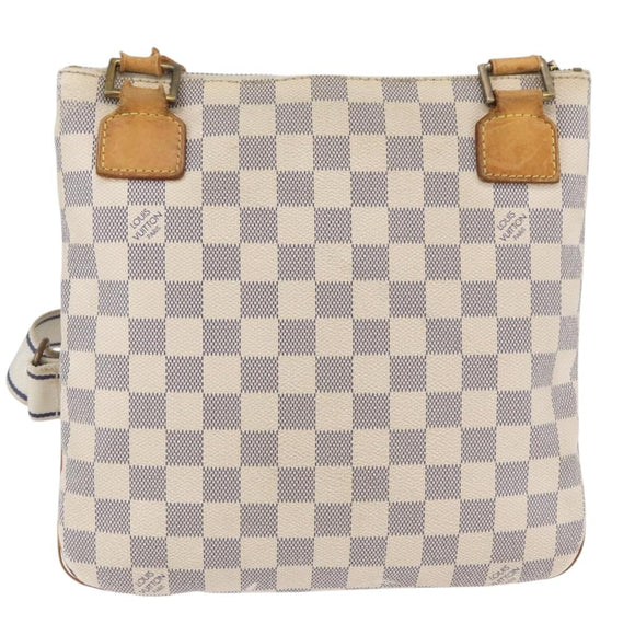 LOUIS VUITTON Damier Azur Pochette Bosphore Schoudertas N51112 LV Auth 174477
