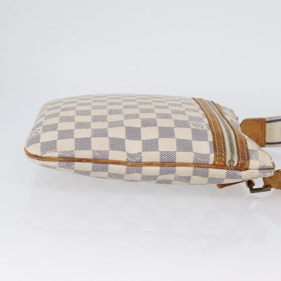 LOUIS VUITTON Damier Azur Pochette Bosphore Schoudertas N51112 LV Auth 174477