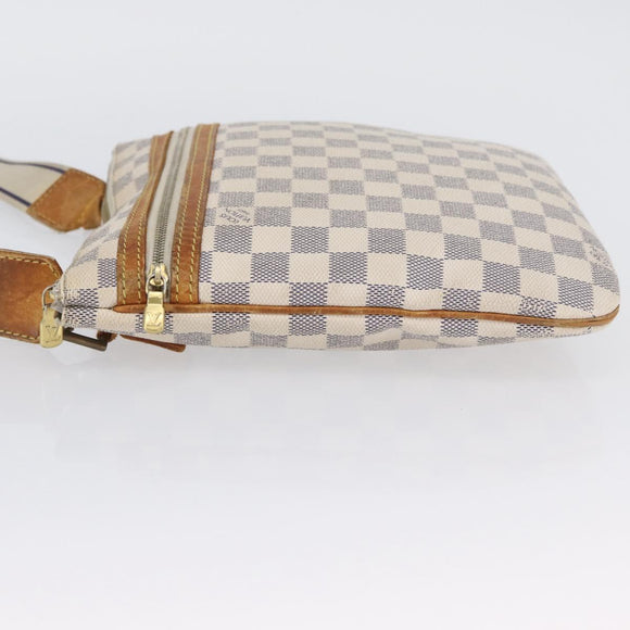 LOUIS VUITTON Damier Azur Pochette Bosphore Schoudertas N51112 LV Auth 174477