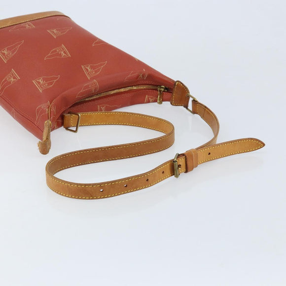LOUIS VUITTON LV Cup Le Touke Shoulder Bag Red M80027 LV Auth 174480