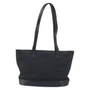 CELINE C Macadam Canvas Tote Bag Black Silver Auth 174485-13
