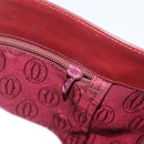 CARTIER Must Line Shoulder Bag Leather Bordeaux Gold Auth 174487-20