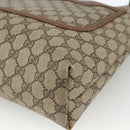 GUCCI GG Supreme Web Sherry Line Tote Bag PVC Beige 40 02 003 Auth 174488-9