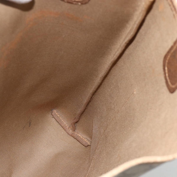GUCCI GG Supreme Web Sherry Line Tote Bag PVC Beige 40 02 003 Auth 174488