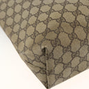 GUCCI GG Supreme Web Sherry Line Tote Bag PVC Beige 40 02 003 Auth 174489-13