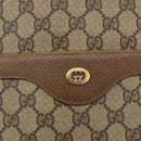 GUCCI GG Supreme Web Sherry Line Tote Bag PVC Beige 40 02 003 Auth 174489-14
