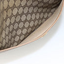 GUCCI GG Supreme Web Sherry Line Tote Bag PVC Beige 40 02 003 Auth 174489-19
