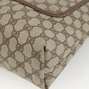GUCCI GG Supreme Web Sherry Line Tote Bag PVC Beige Gold 39 02 003 Auth 174490-10