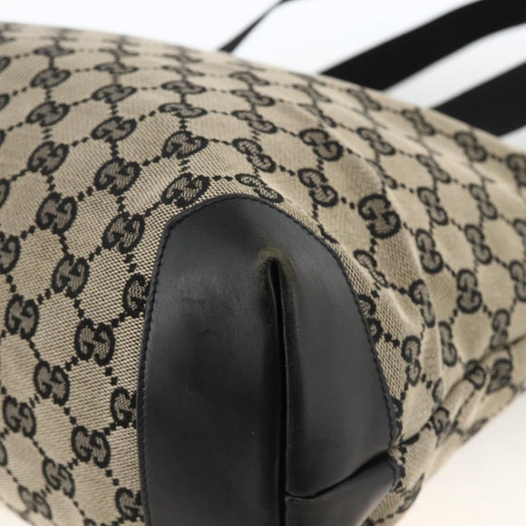 GUCCI GG Canvas Tragetasche Schwarz 019 0426 Auth 174493