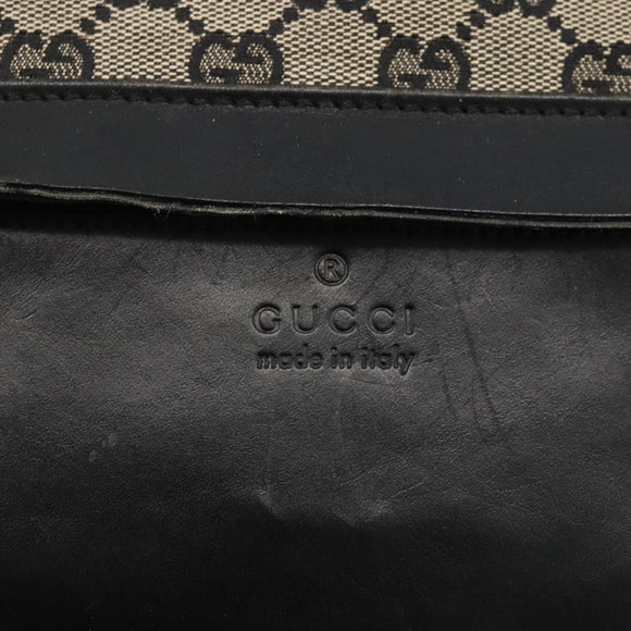 GUCCI GG Canvas Tragetasche Schwarz 019 0426 Auth 174493