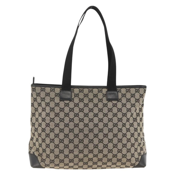 GUCCI GG Canvas Tragetasche Schwarz 019 0426 Auth 174493