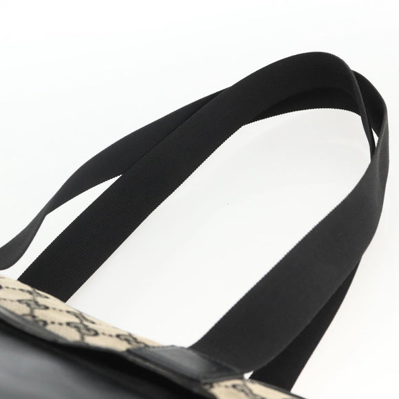 GUCCI GG Canvas Tragetasche Schwarz 019 0426 Auth 174493