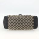 GUCCI GG Canvas Tragetasche Schwarz 019 0426 Auth 174493-9