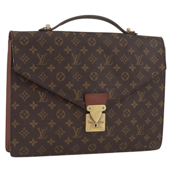 LOUIS VUITTON Monogram Porte Documents Bandouliere Bag M53338 LV Auth 174496