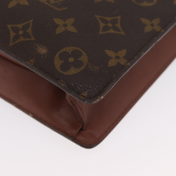 LOUIS VUITTON Monogram Porte Documents Bandouliere Bag M53338 LV Auth 174496