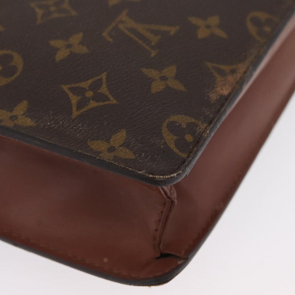 LOUIS VUITTON Monogram Porte Documents Bandouliere Bag M53338 LV Auth 174496