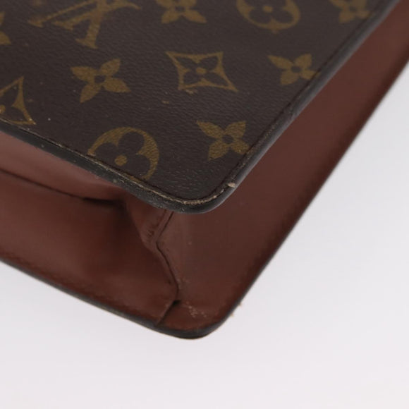 LOUIS VUITTON Monogram Porte Documents Bandouliere Bag M53338 LV Auth 174496