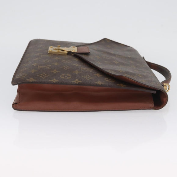 LOUIS VUITTON Monogram Porte Documents Bandouliere Bag M53338 LV Auth 174496