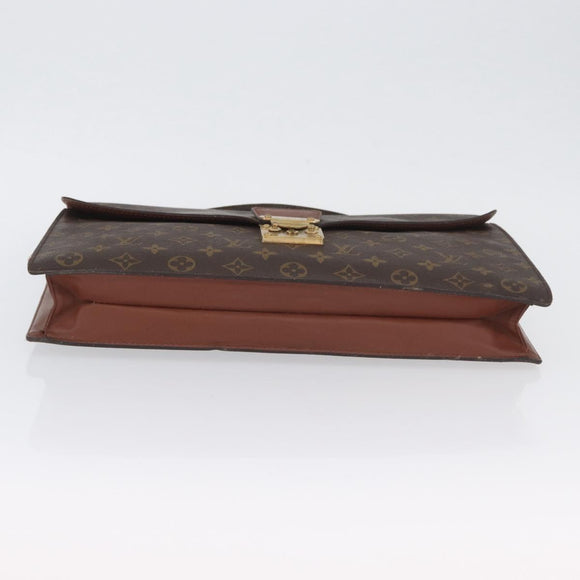 LOUIS VUITTON Monogram Porte Documents Bandouliere Bag M53338 LV Auth 174496