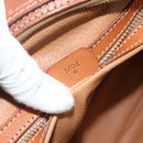 CELINE Macadam Canvas Hand Bag PVC Leather Brown Gold Auth 174498-22