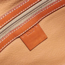 CELINE Macadam Canvas Hand Bag PVC Leather Brown Gold Auth 174499-16