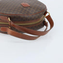 CELINE Macadam Canvas Hand Bag PVC Leather Brown Gold Auth 174499-7