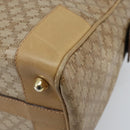 CELINE Macadam Canvas Hand Bag PVC Beige Gold Auth 174500-9