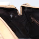 CELINE Macadam Canvas Hand Bag PVC Beige Gold Auth 174500-20