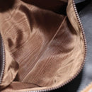 CELINE Macadam Canvas Hand Bag PVC Beige Gold Auth 174500-22