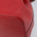 LOUIS VUITTON Epi Petit Noe Schultertasche Rot M44107 LV Auth 174504-15
