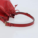 LOUIS VUITTON Epi Petit Noe Schultertasche Rot M44107 LV Auth 174504-7