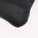 GUCCI GG Canvas Shoulder Bag Black Silver 374414 Auth 174510-14