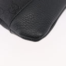 GUCCI GG Canvas Shoulder Bag Black Silver 374414 Auth 174510-15