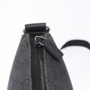 GUCCI GG Canvas Shoulder Bag Black Silver 374414 Auth 174510-10
